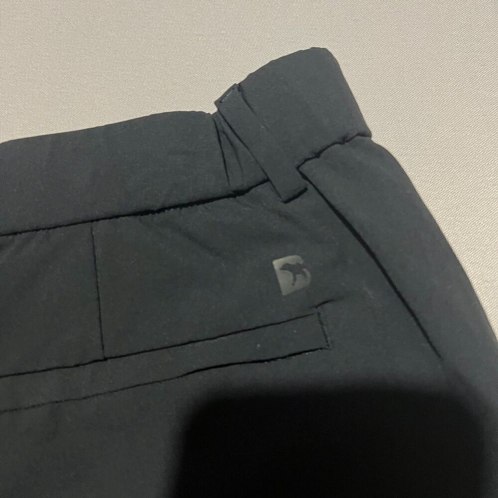 Bear Bottom Men's Black Flat Front Performance Shorts Size L Inseam 5.5 in Nylon - Picture 9 of 9